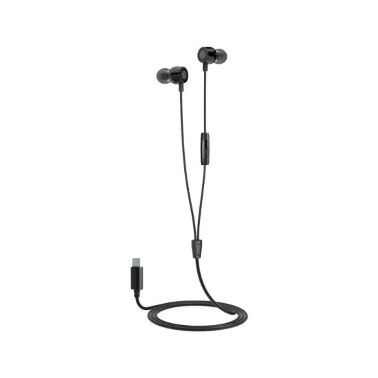Porodo Soundtec Touch Controls Earphone - Black